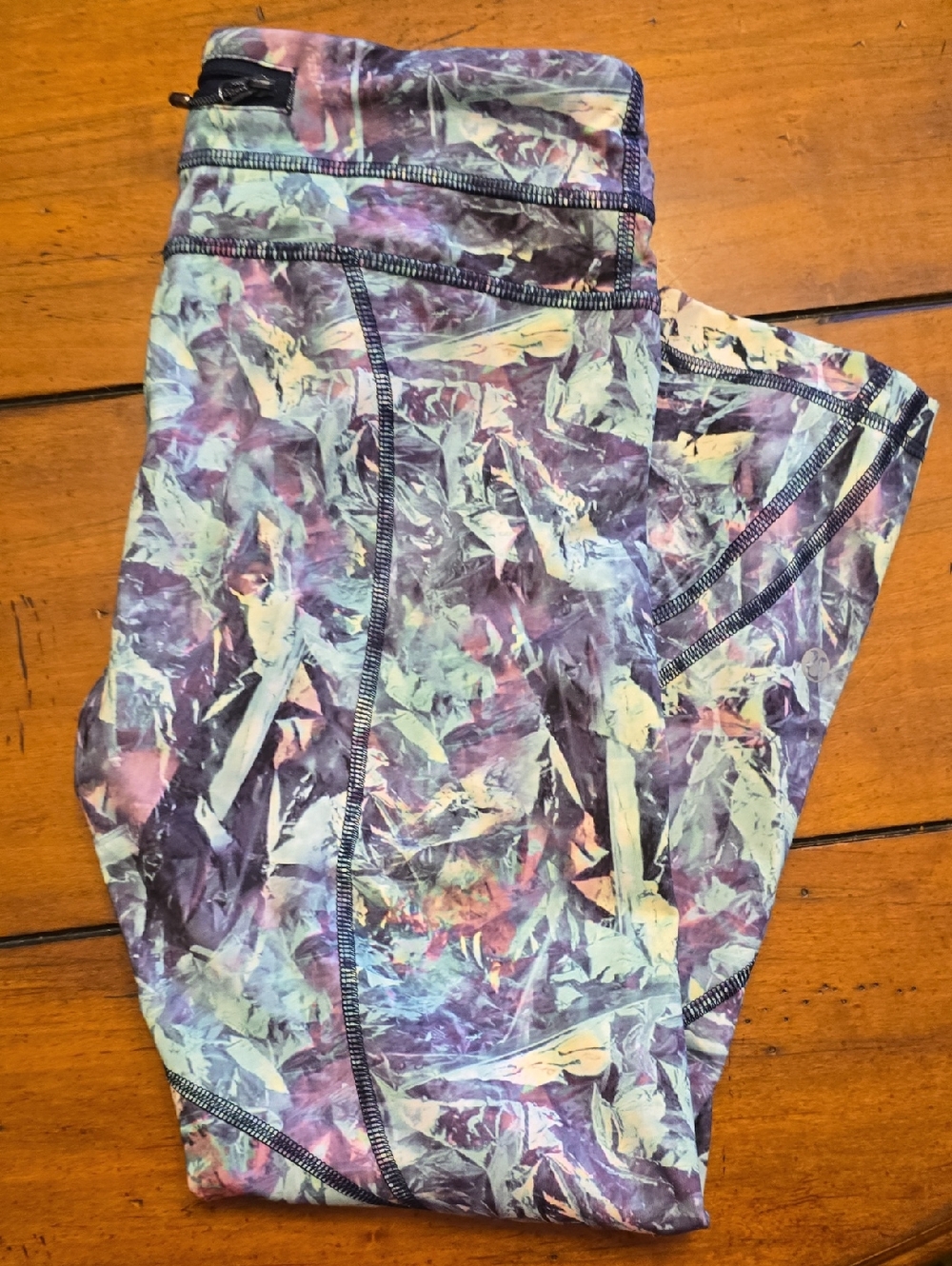 lululemon athletica Multi-Color Marble Capris